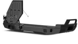 Toyota 4Runner Rear Bumper - Body Armor 4x4 - Pro Series II - Driver-Side Swingout - Light Texture Black - `10-`24